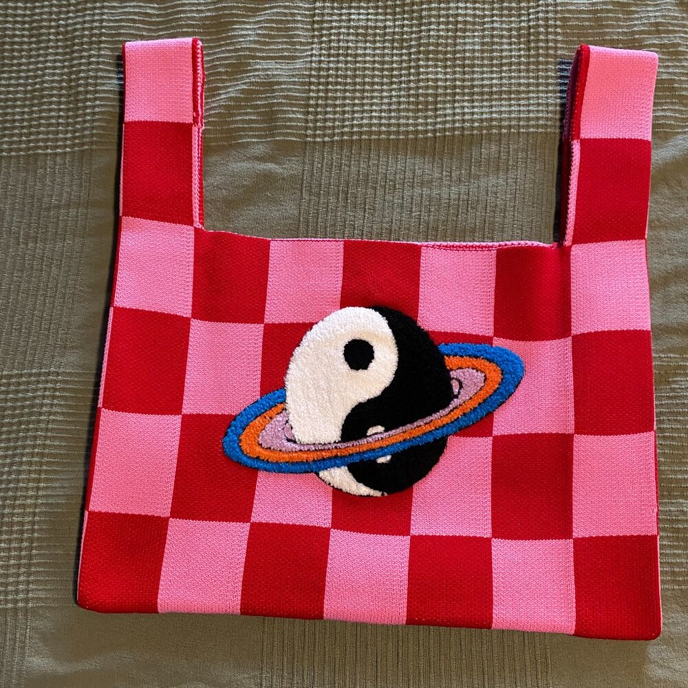 Cosmic Queen Knit Tote